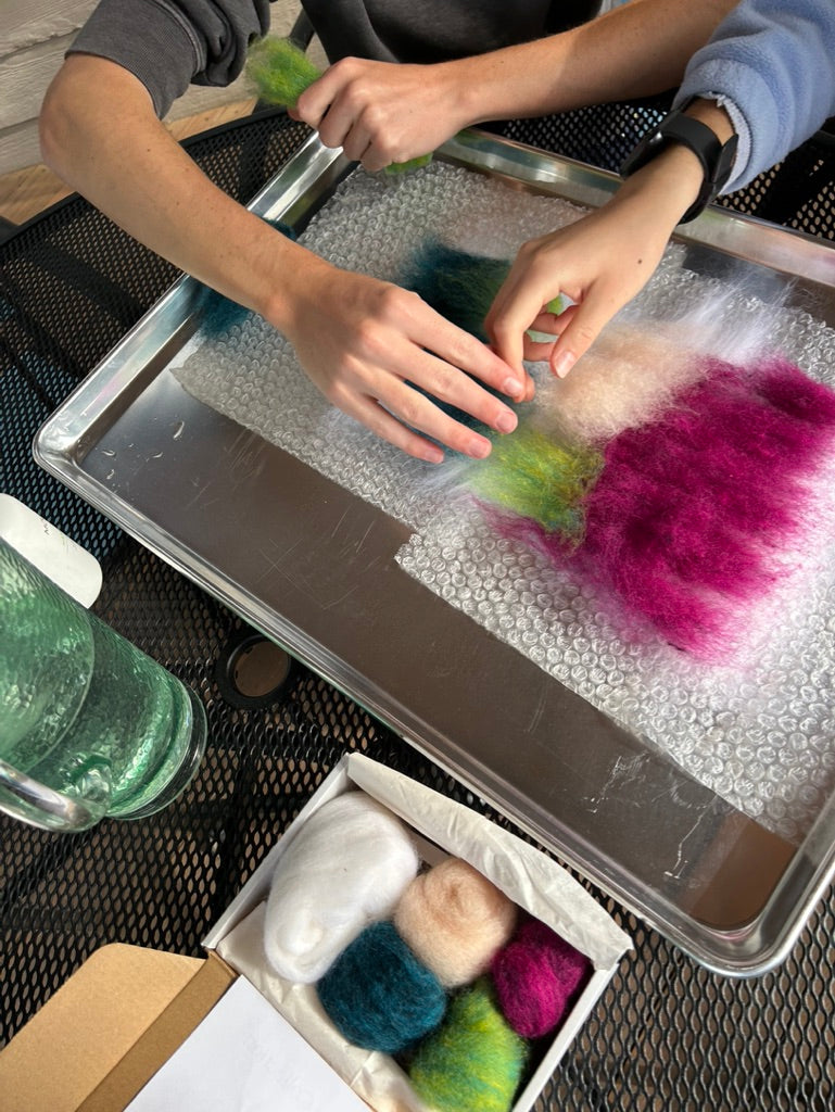 Beginner Wool Felting Kit | Make Felted Leaves