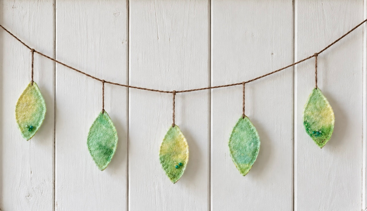 Beginner Wool Felting Kit | Make Felted Leaves