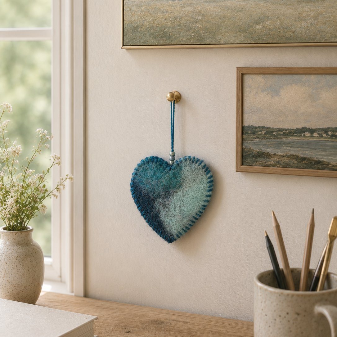 Beginner Wool Felting Kit | Make Felted Hearts