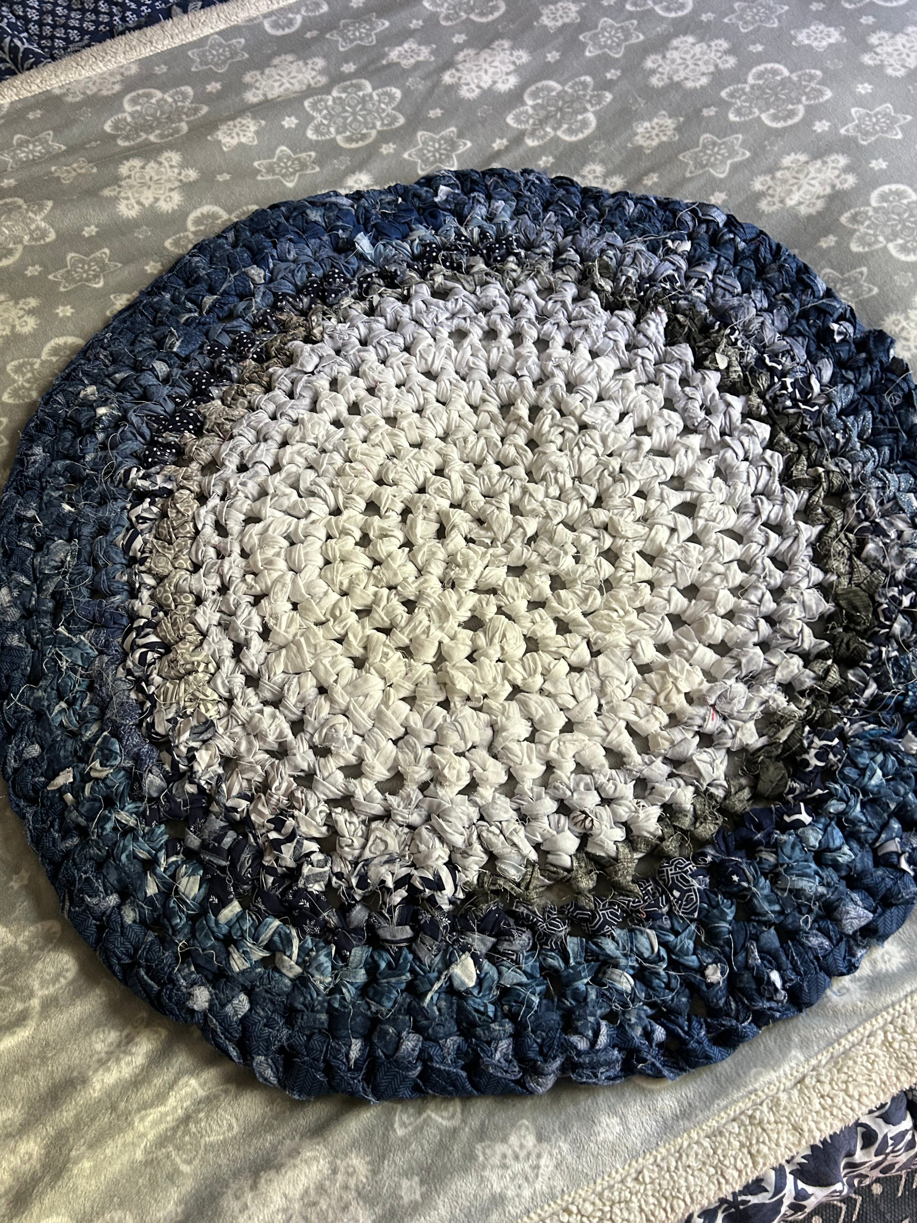 Cotton Crochet Rug - small