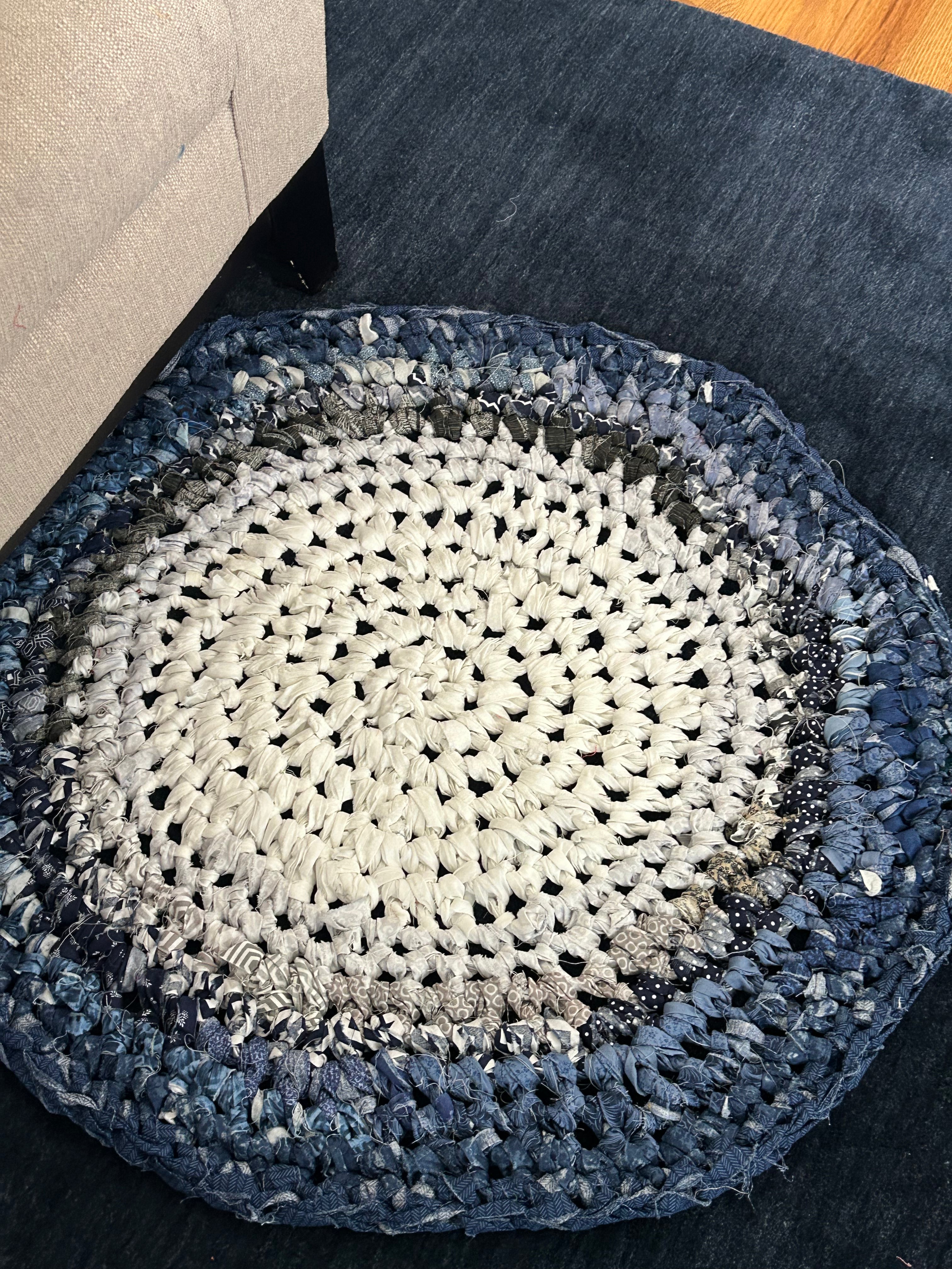 Cotton Crochet Rug - small
