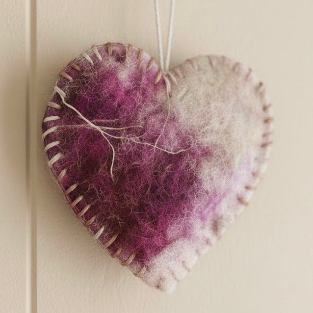 Beginner Wool Felting Kit | Make Felted Hearts