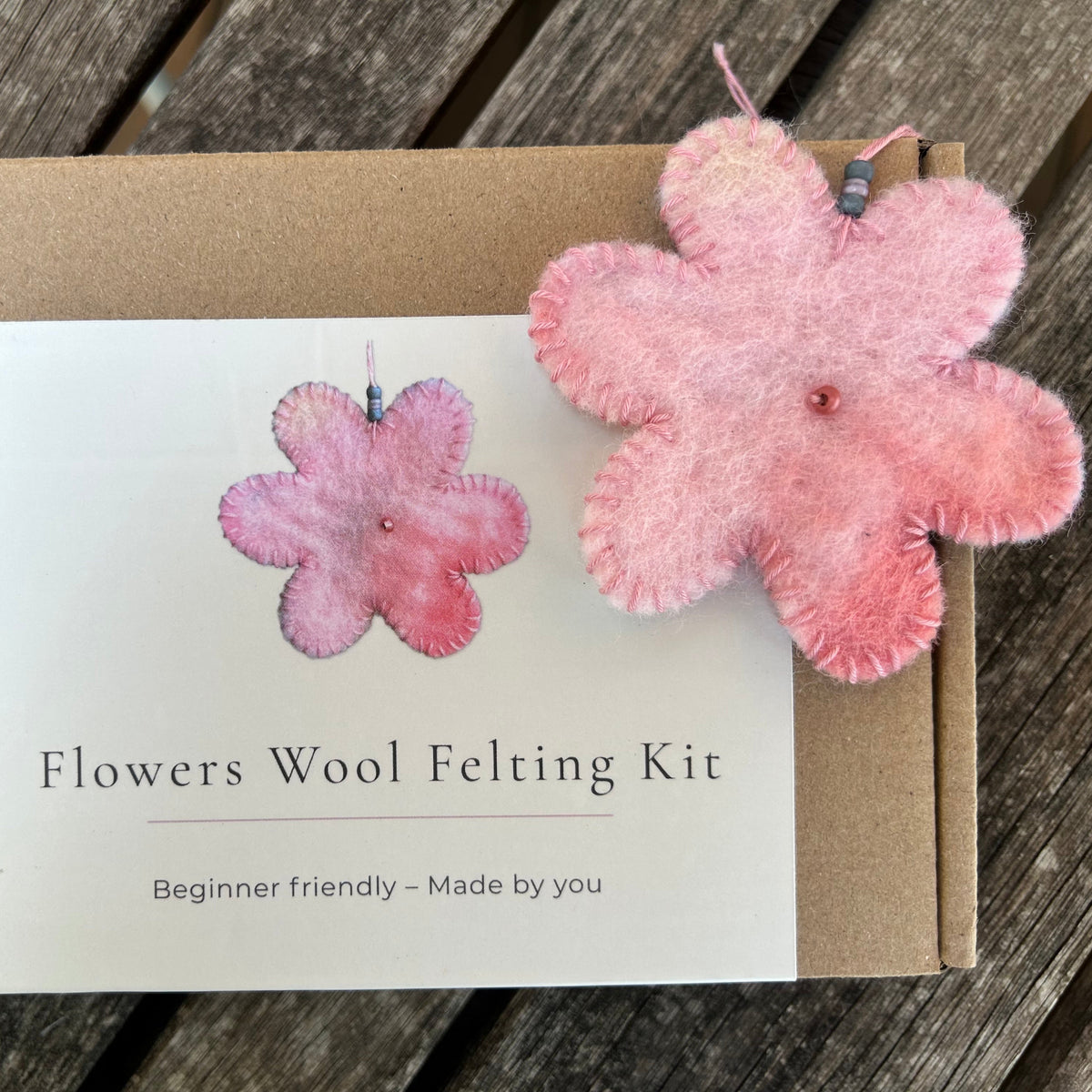 Beginner Wool Felting Kit | Make Felted Flowers